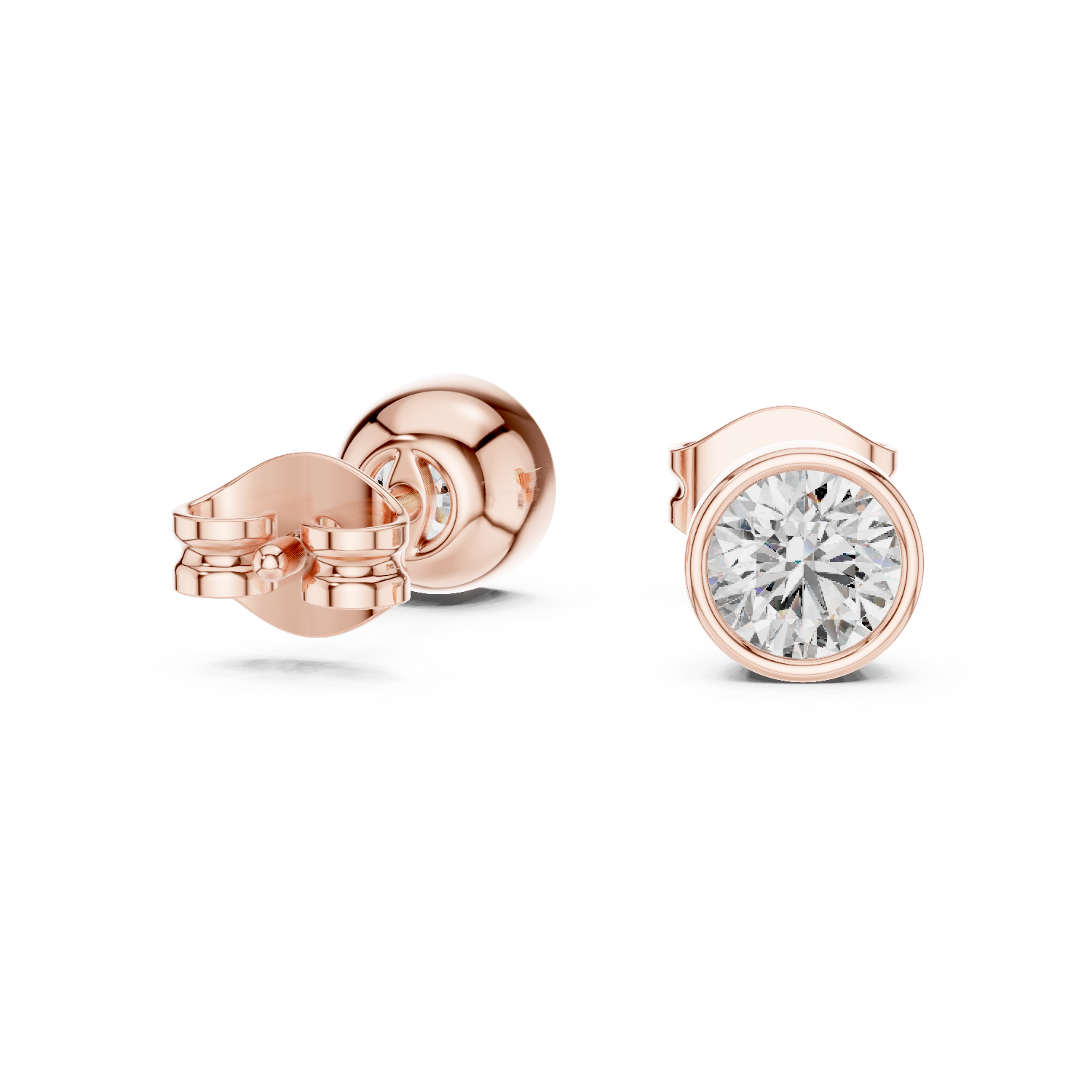 Moonlit Lab grown diamond Earrings design