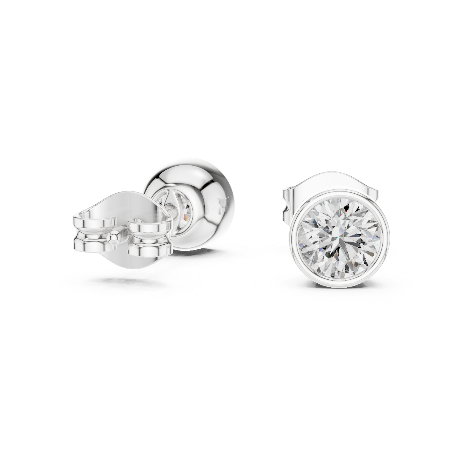 Moonlit Lab grown diamond Earrings design
