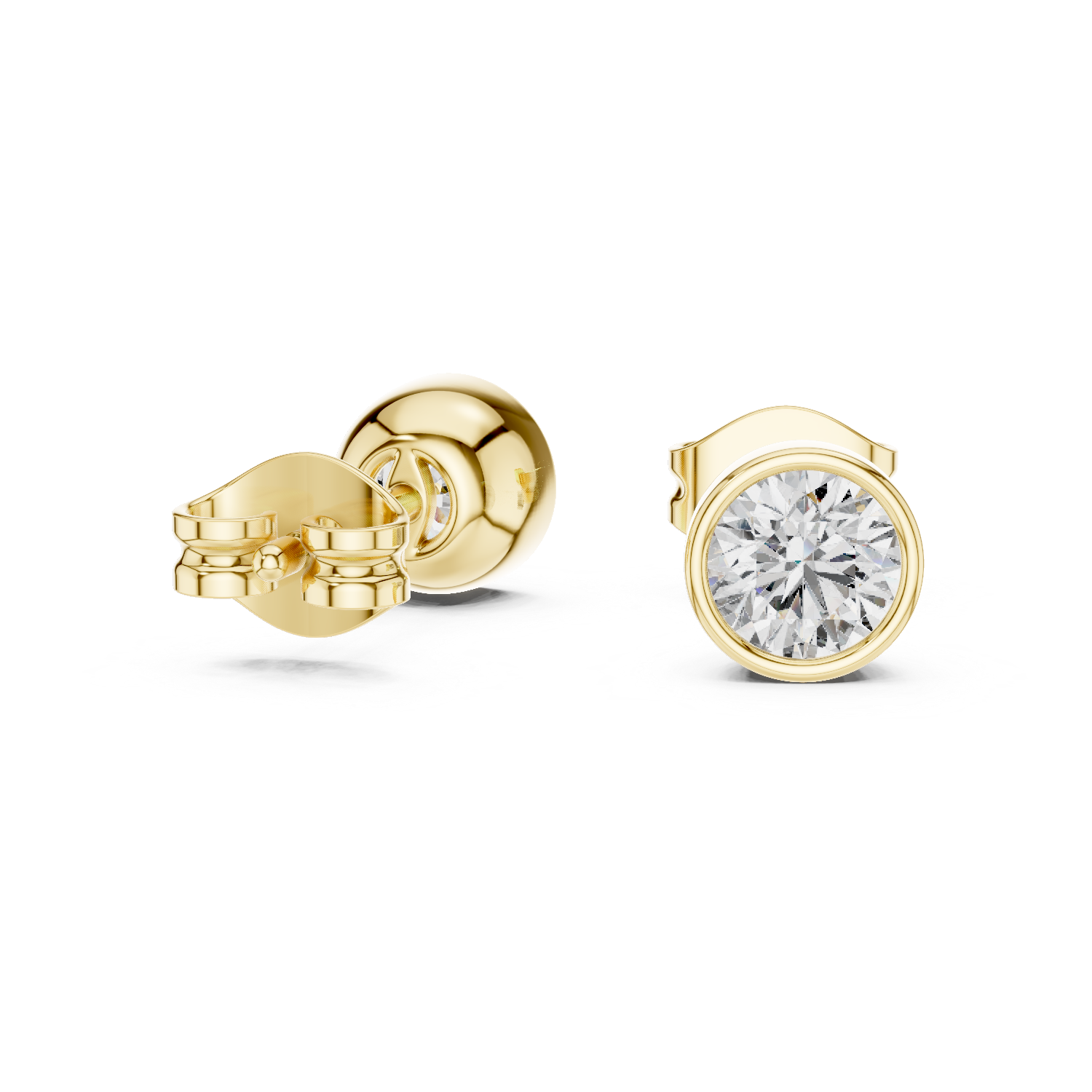 Moonlit Lab grown diamond Earrings design