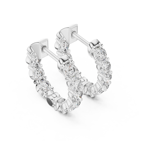 Aglow Lab grown diamond Earrings style