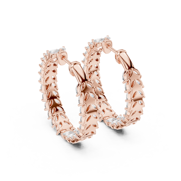 Crystalline Lab grown diamond Earrings motif