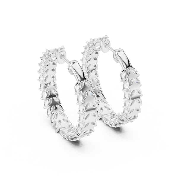 Crystalline Lab grown diamond Earrings motif