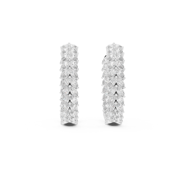 Crystalline Lab grown diamond Earrings motif