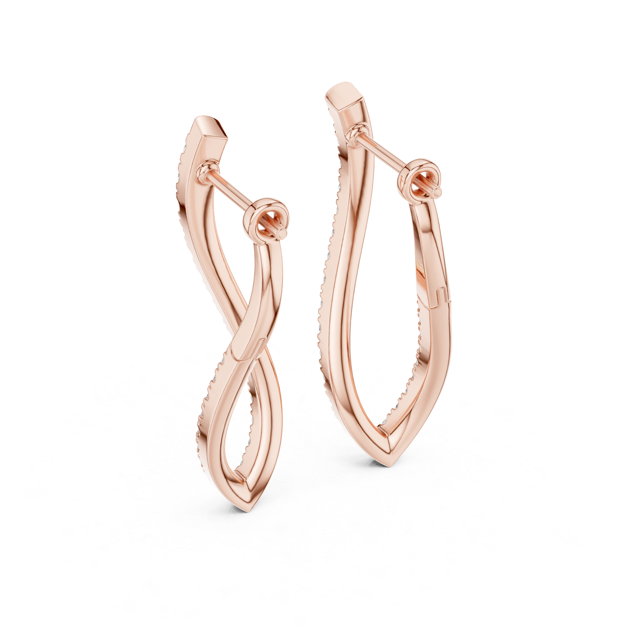 Glimmering Lab grown diamond Earrings style