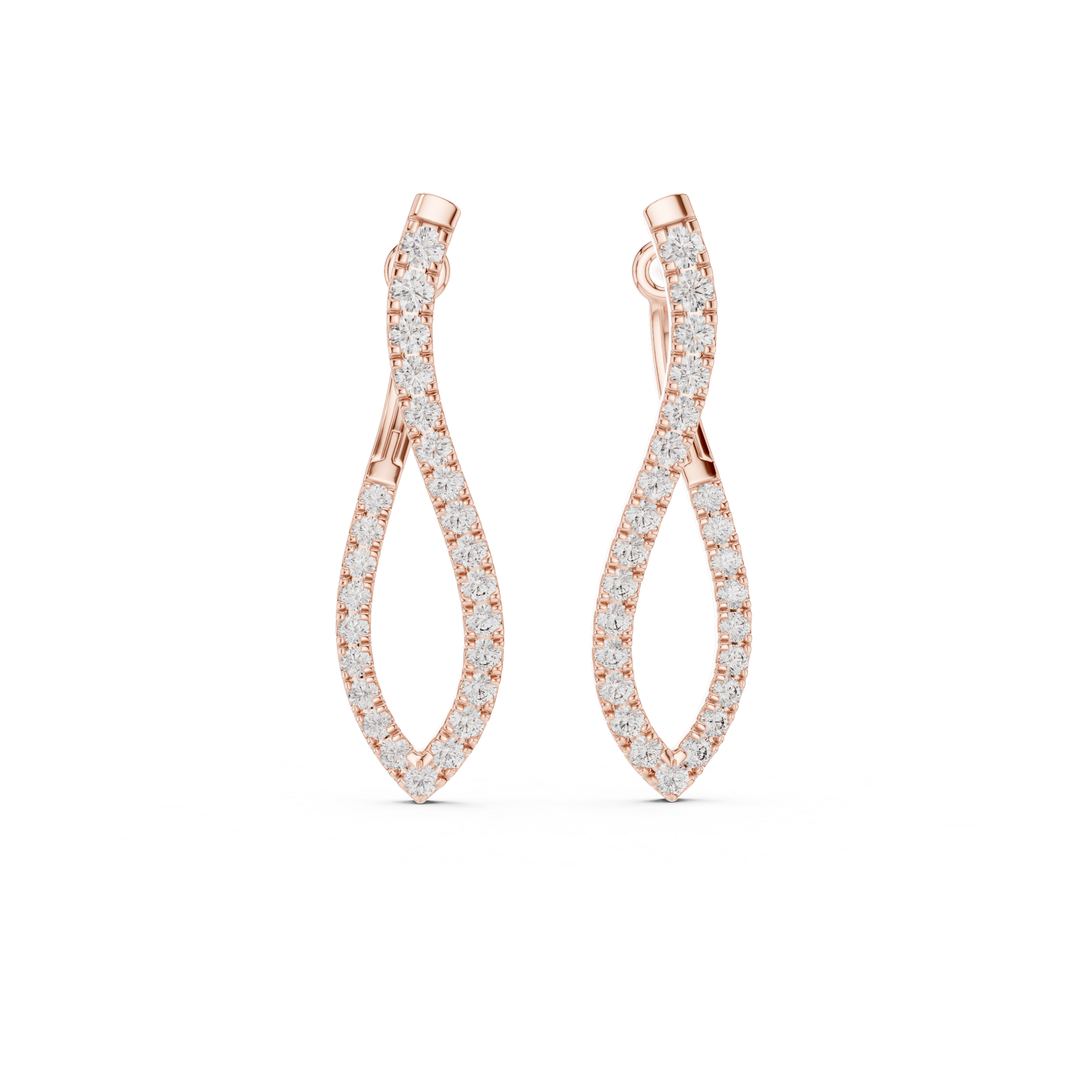 Glimmering Lab grown diamond Earrings style