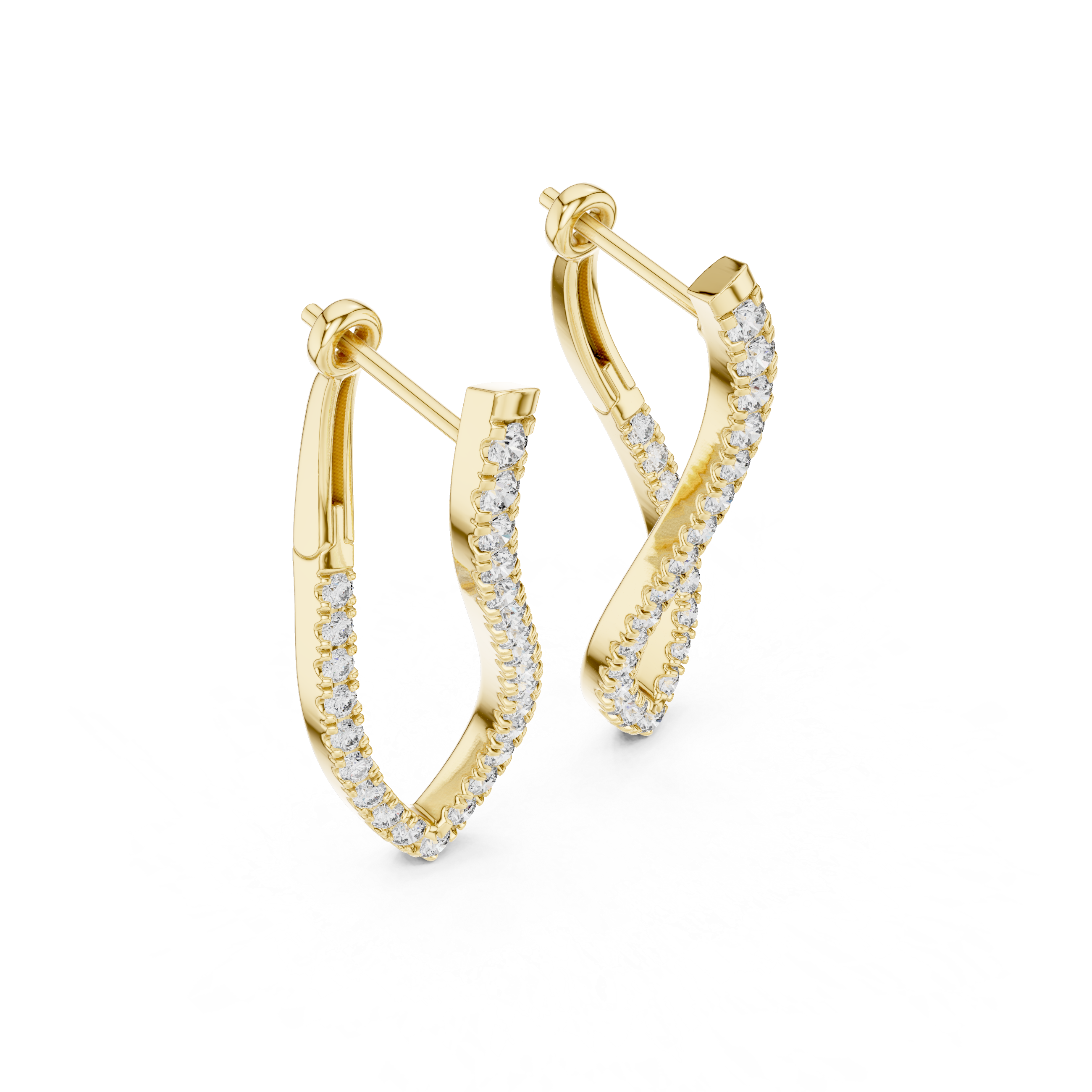 Glimmering Lab grown diamond Earrings style
