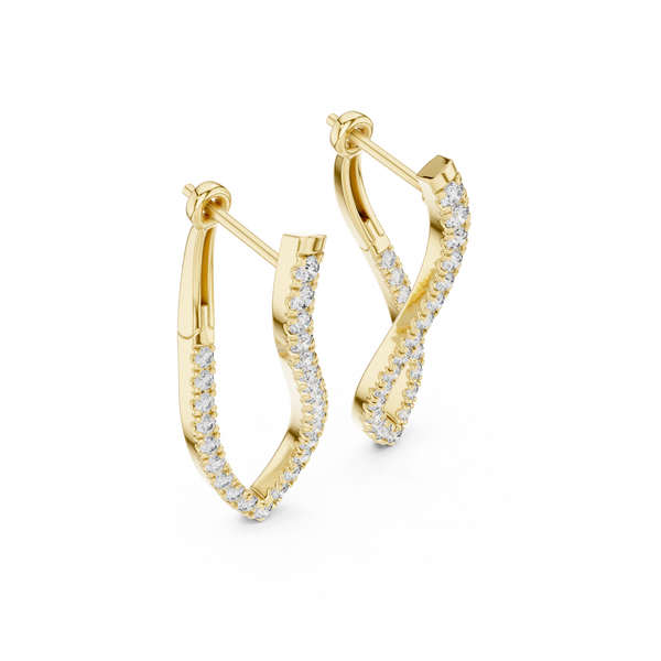 Glimmering Lab grown diamond Earrings style