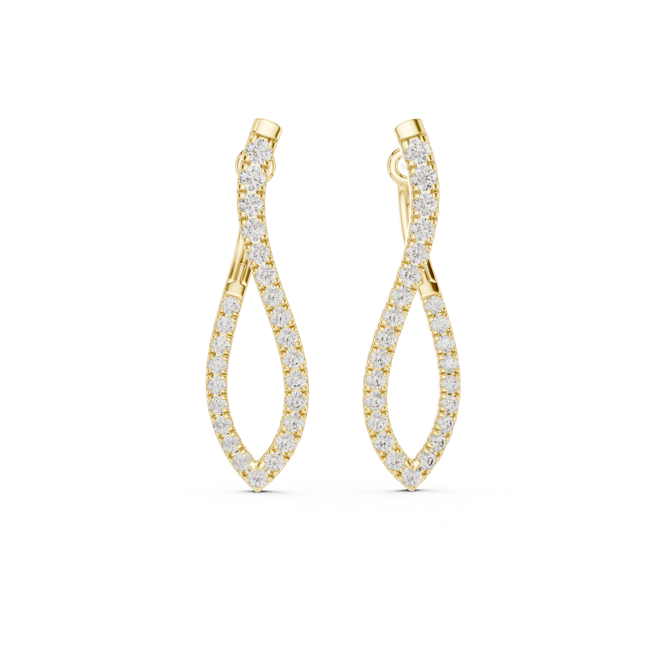 Glimmering Lab grown diamond Earrings style