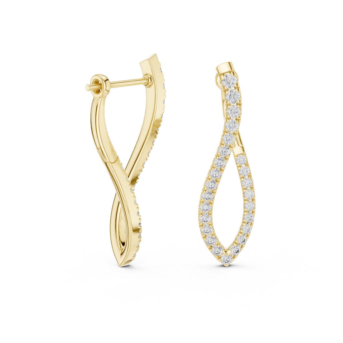 Glimmering Lab grown diamond Earrings style