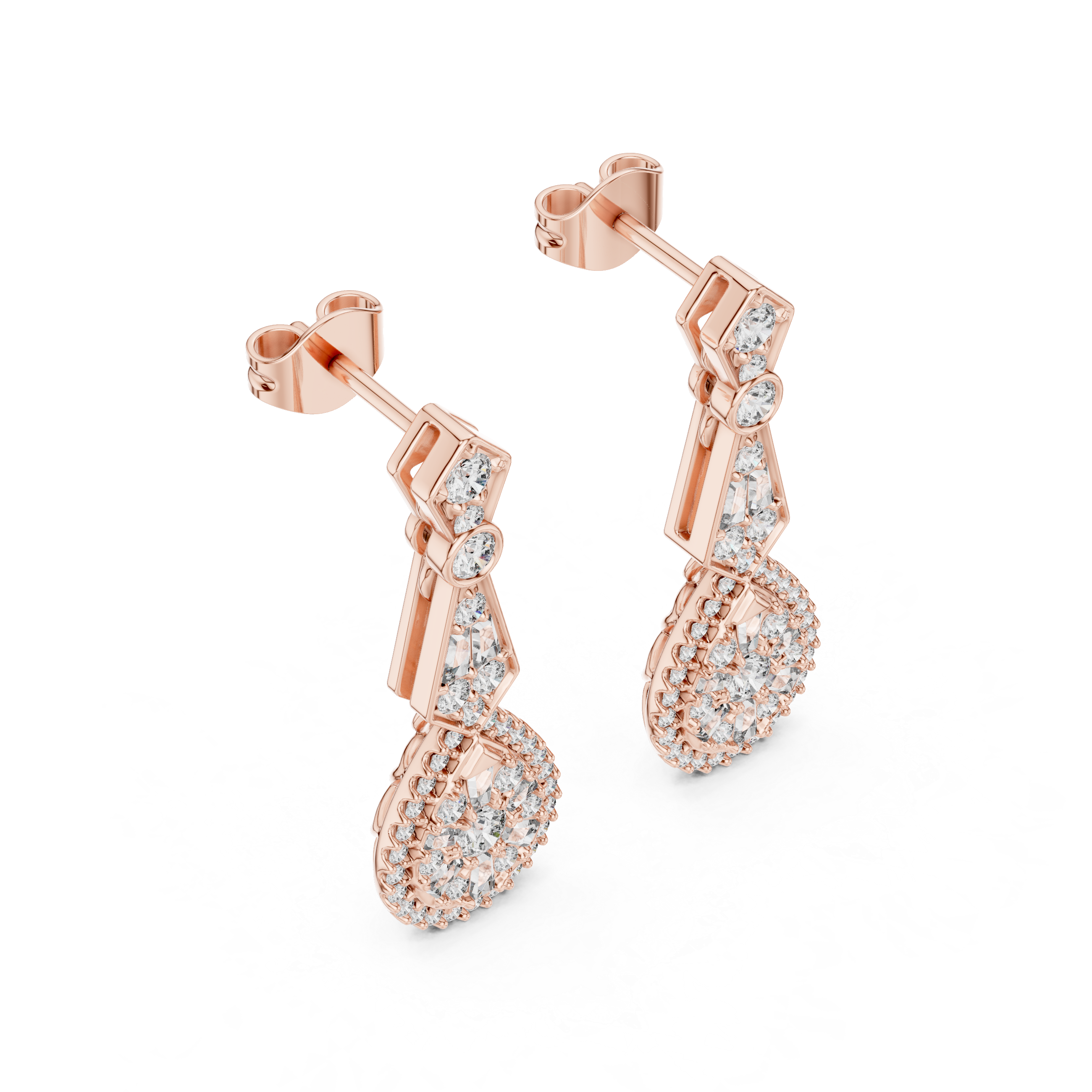 Starlit Lab grown diamond Earrings piece