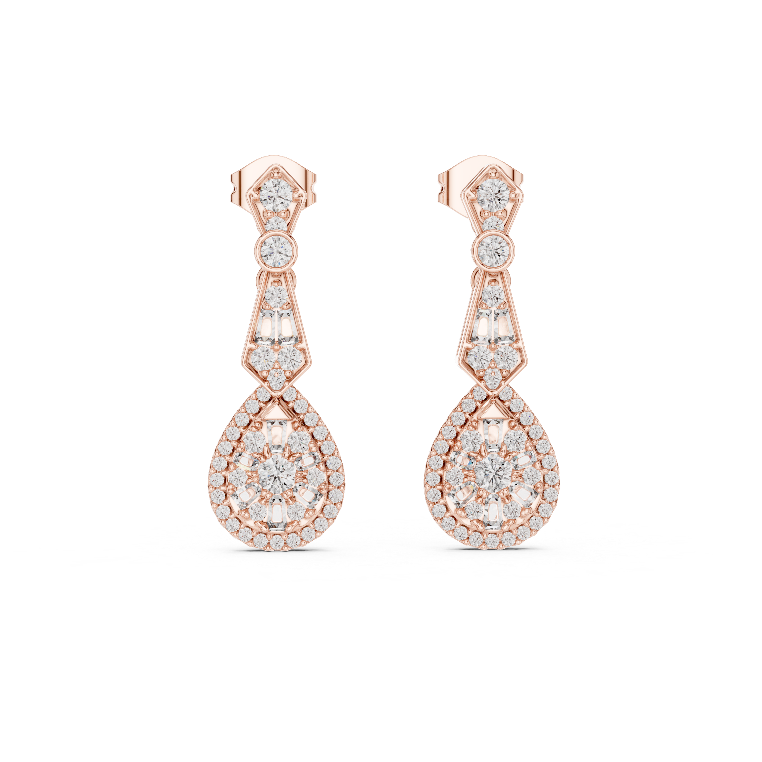 Starlit Lab grown diamond Earrings piece