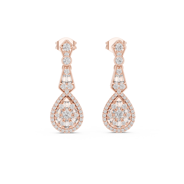 Starlit Lab grown diamond Earrings piece