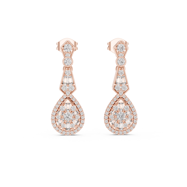 Starlit Lab grown diamond Earrings piece