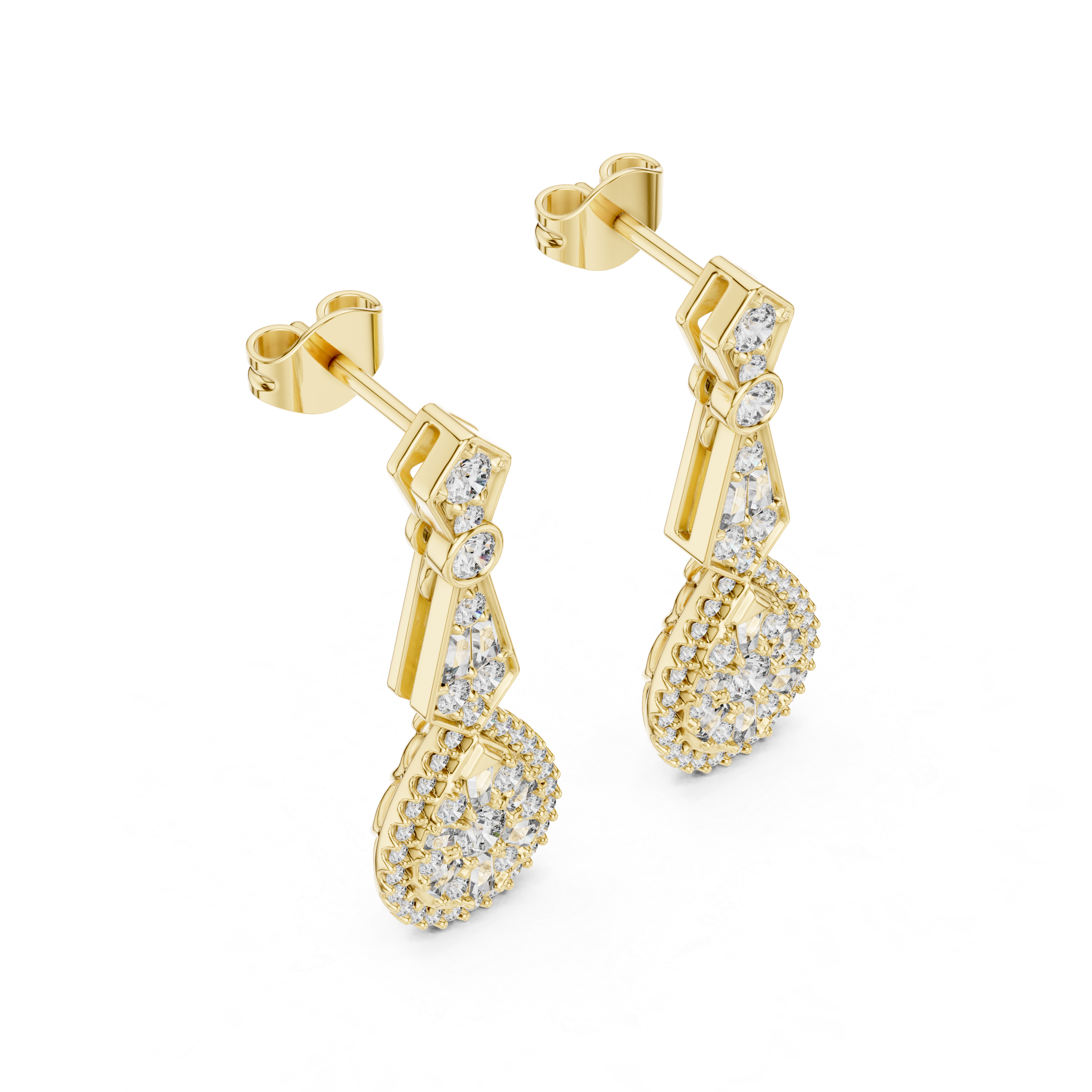Starlit Lab grown diamond Earrings piece