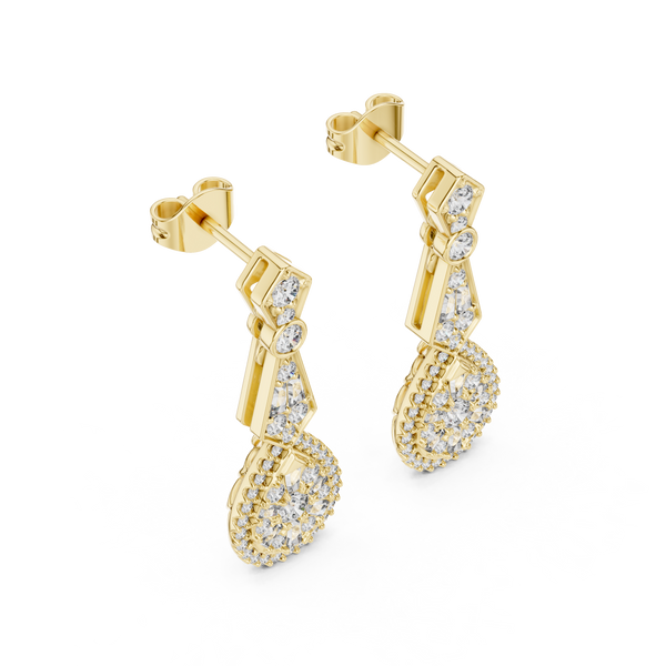 Starlit Lab grown diamond Earrings piece