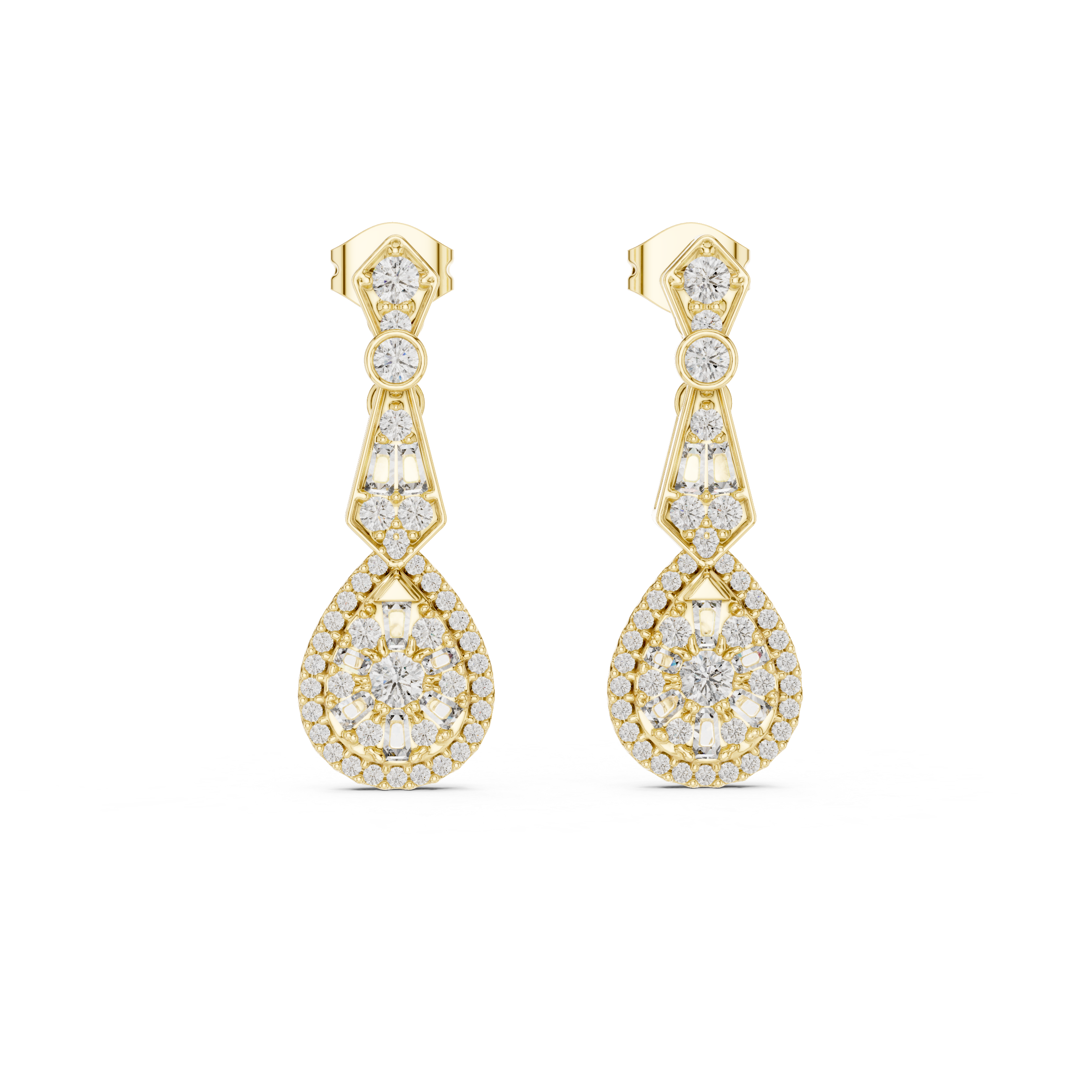 Starlit Lab grown diamond Earrings piece