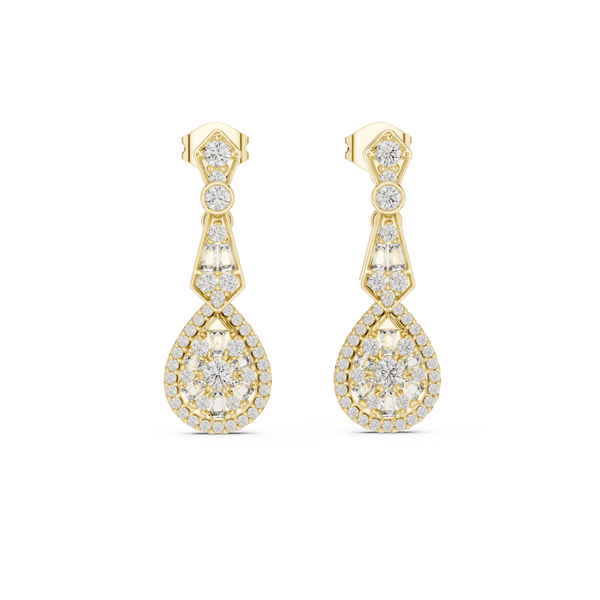 Starlit Lab grown diamond Earrings piece