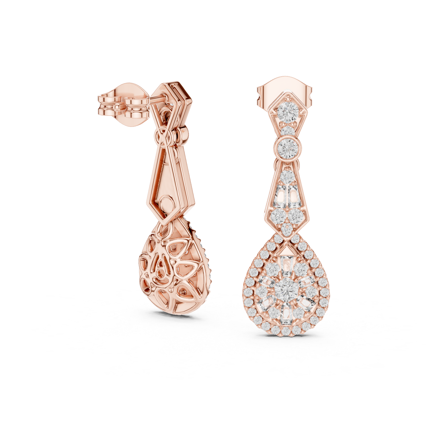 Starlit Lab grown diamond Earrings piece