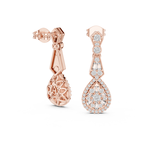 Starlit Lab grown diamond Earrings piece