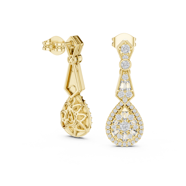 Starlit Lab grown diamond Earrings piece