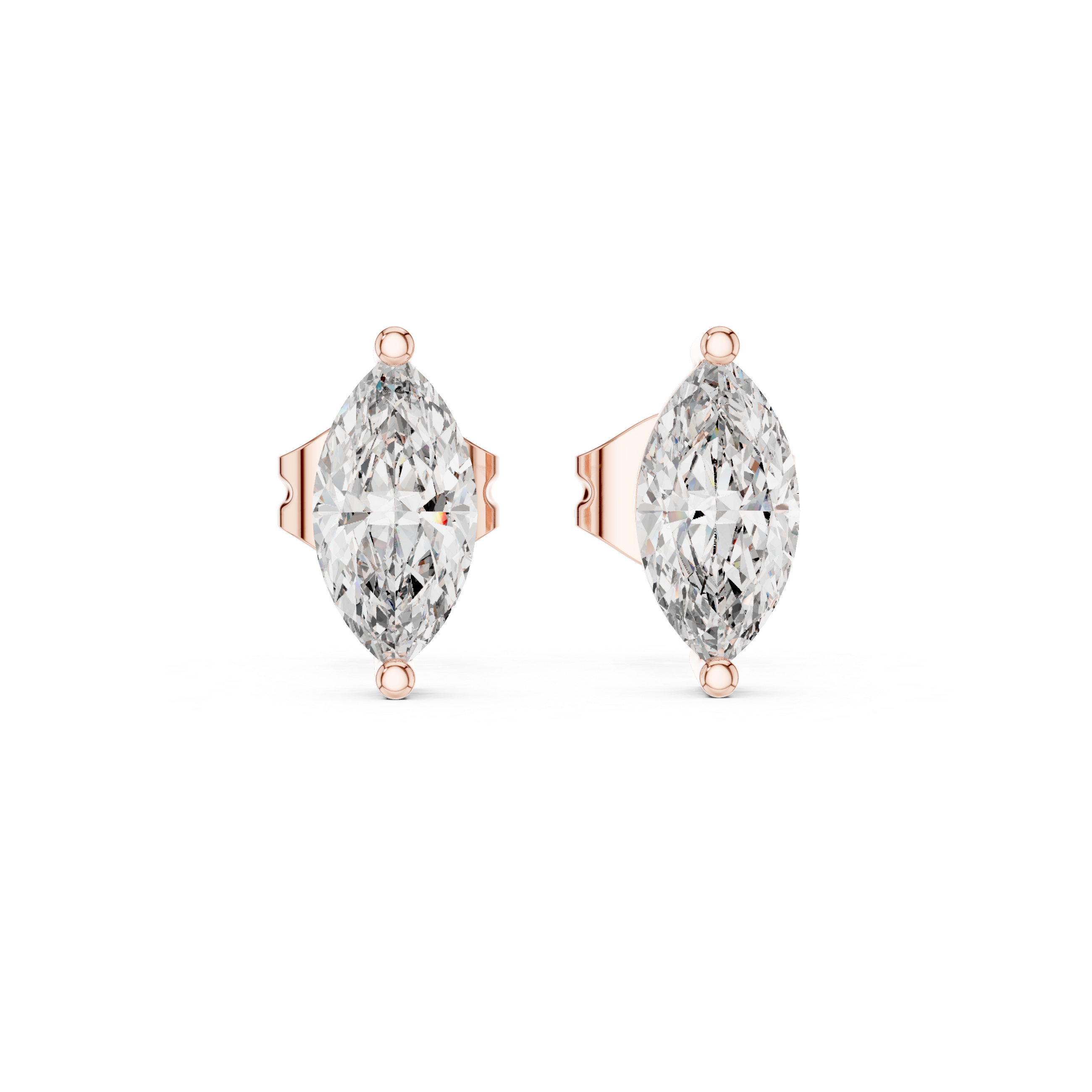 Coruscating Lab grown diamond Earrings piece