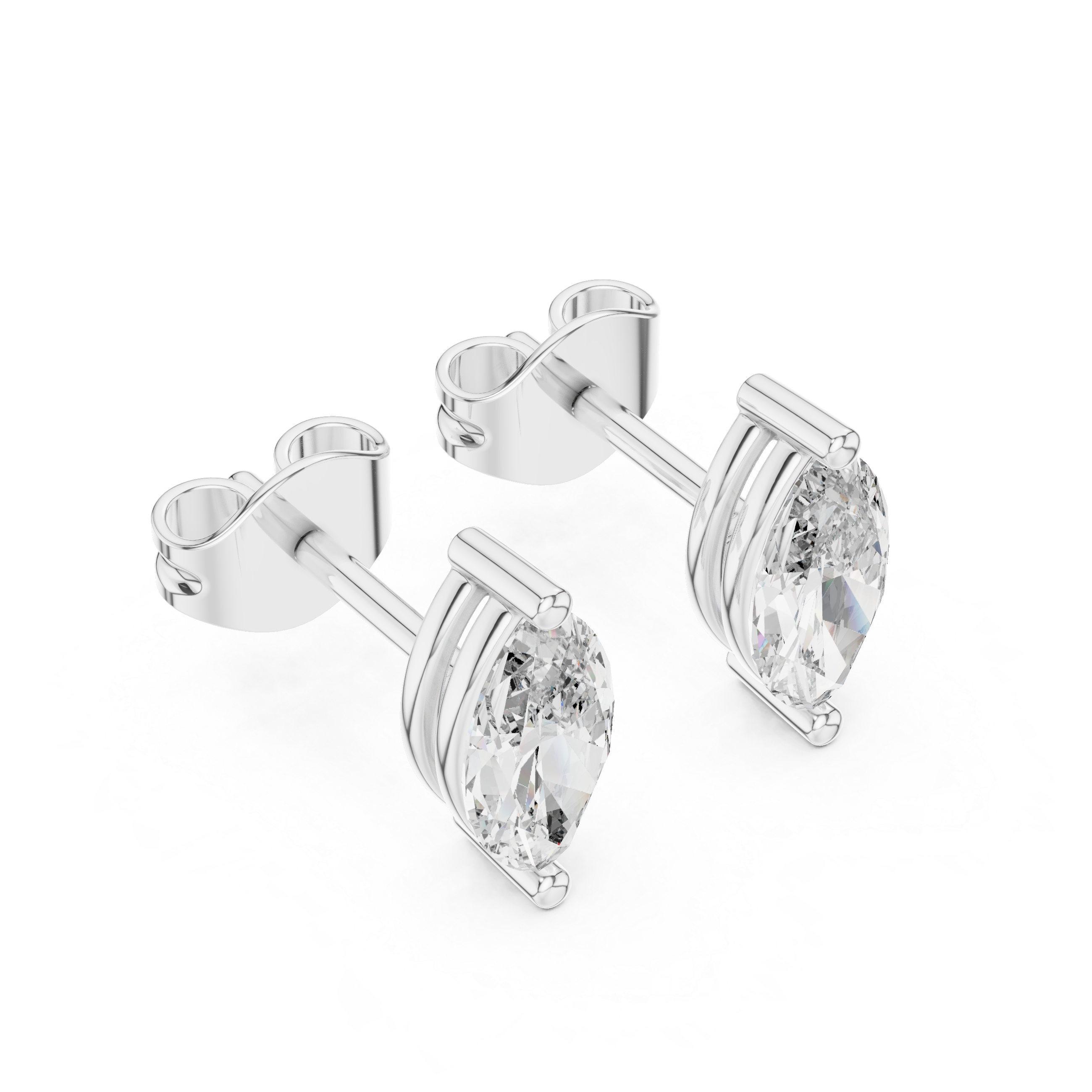 Coruscating Lab grown diamond Earrings piece