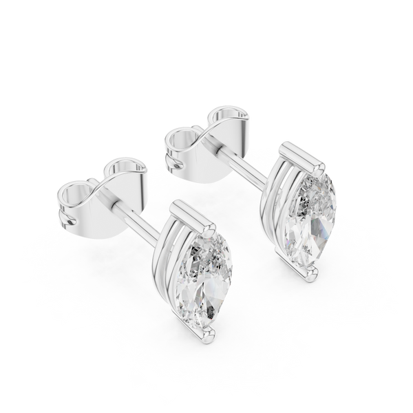 Coruscating Lab grown diamond Earrings piece