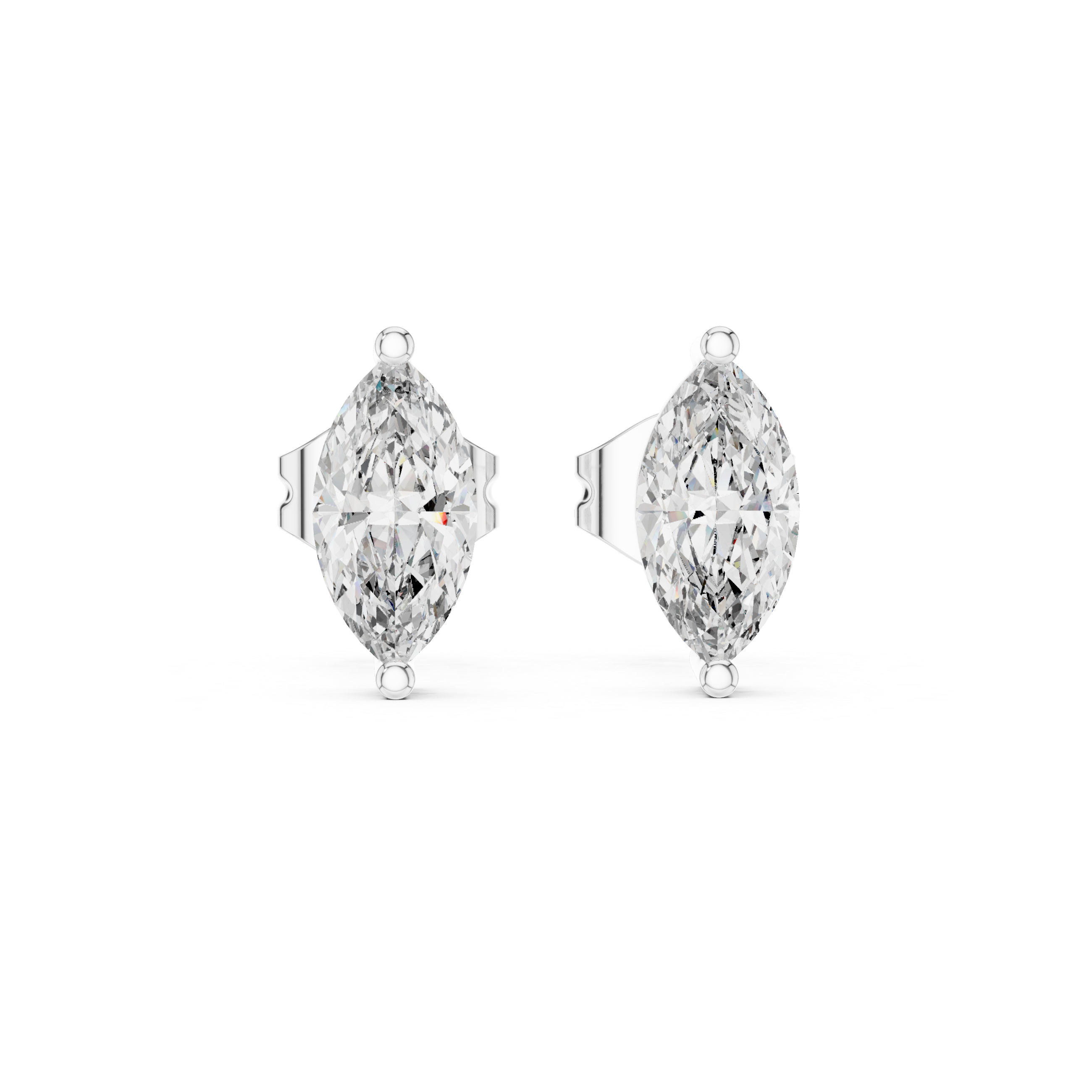 Coruscating Lab grown diamond Earrings piece