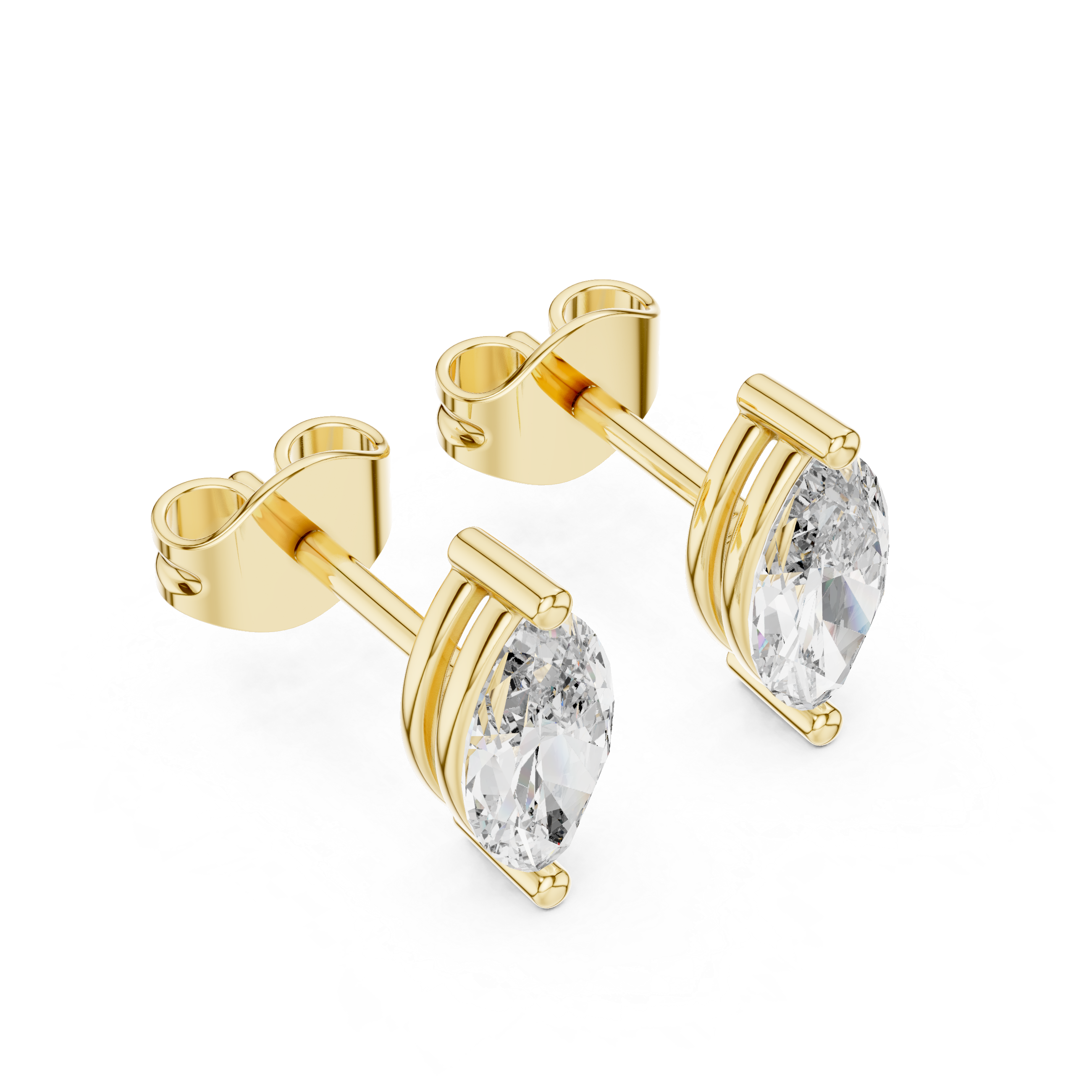 Coruscating Lab grown diamond Earrings piece