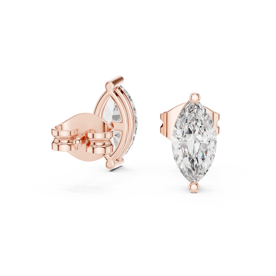 Coruscating Lab grown diamond Earrings piece
