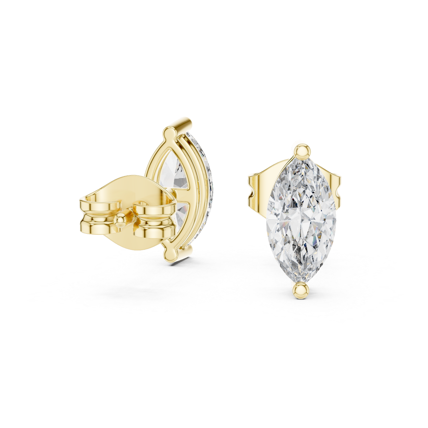 Coruscating Lab grown diamond Earrings piece