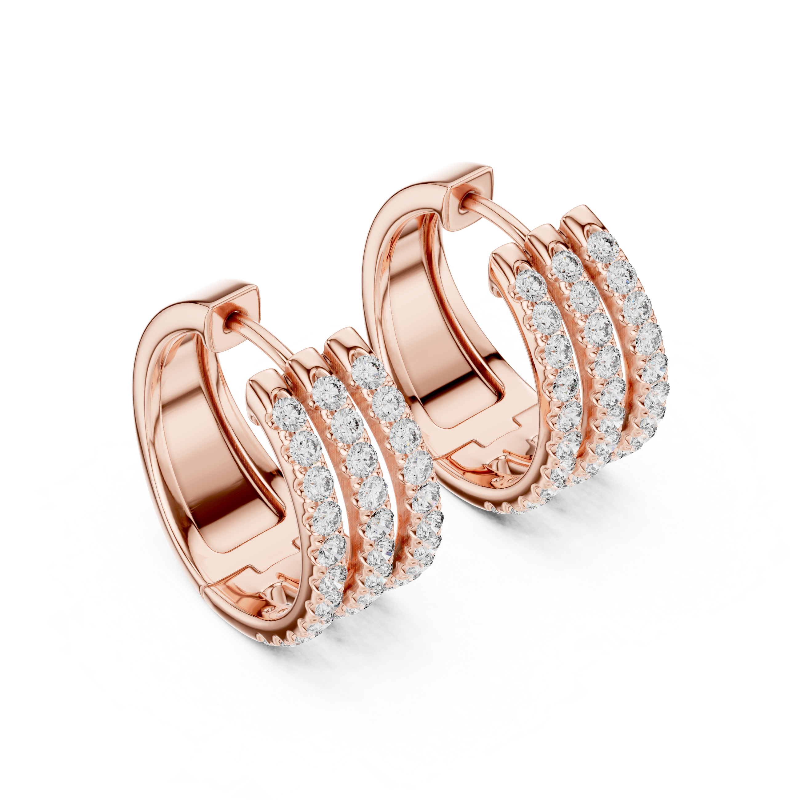 Gleams Lab grown diamond Earrings design
