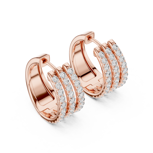 Gleams Lab grown diamond Earrings design