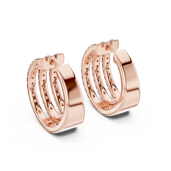Gleams Lab grown diamond Earrings design