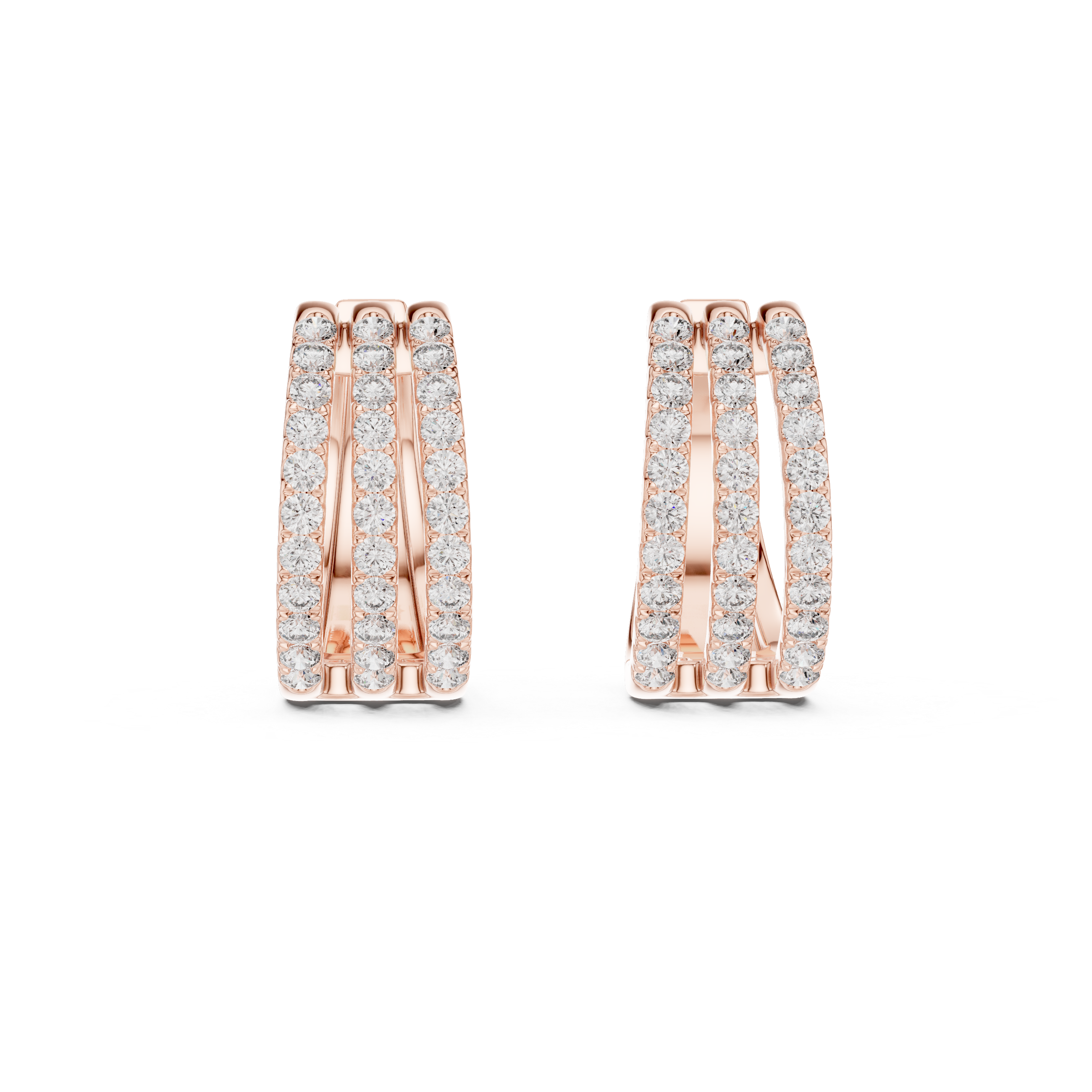 Gleams Lab grown diamond Earrings design
