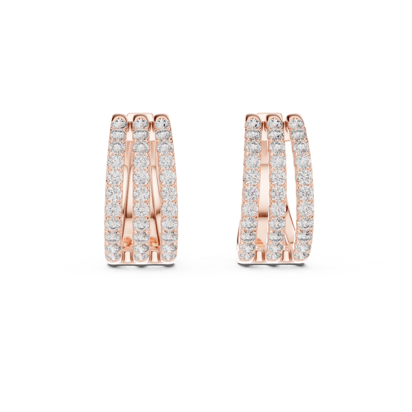 Gleams Lab grown diamond Earrings design