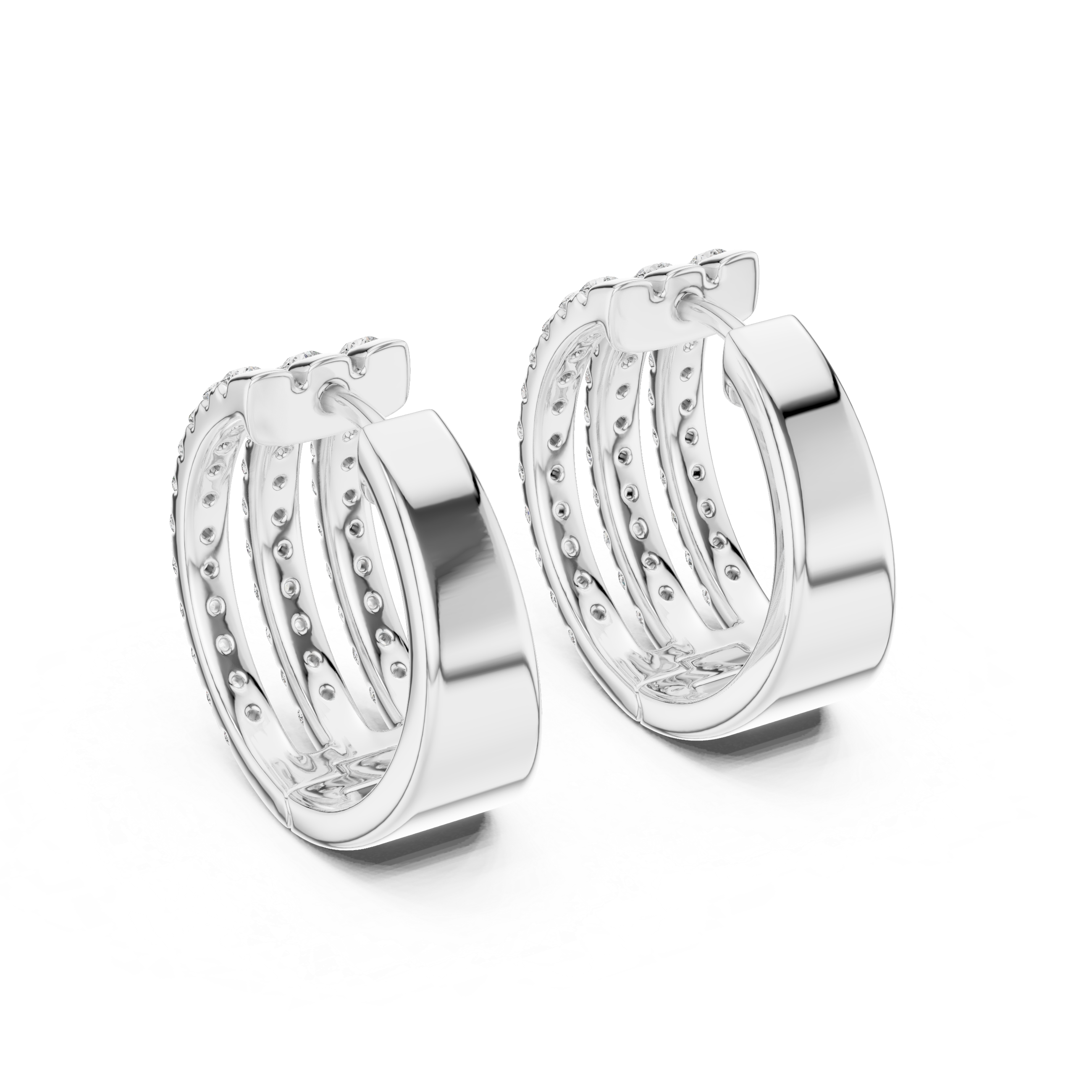 Gleams Lab grown diamond Earrings design