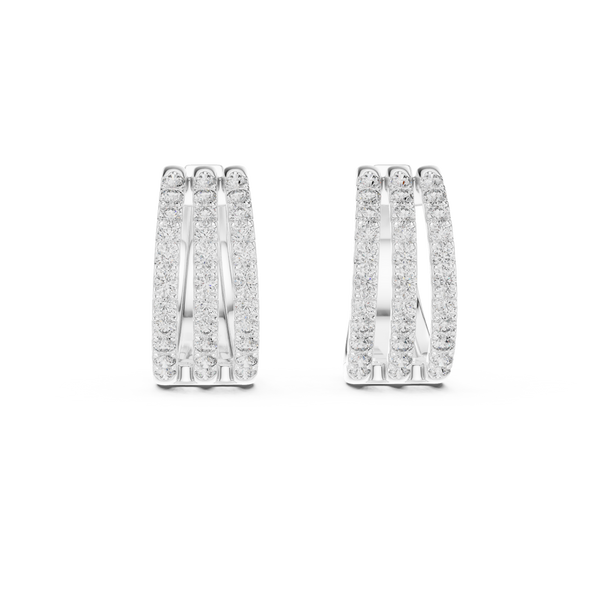 Gleams Lab grown diamond Earrings design