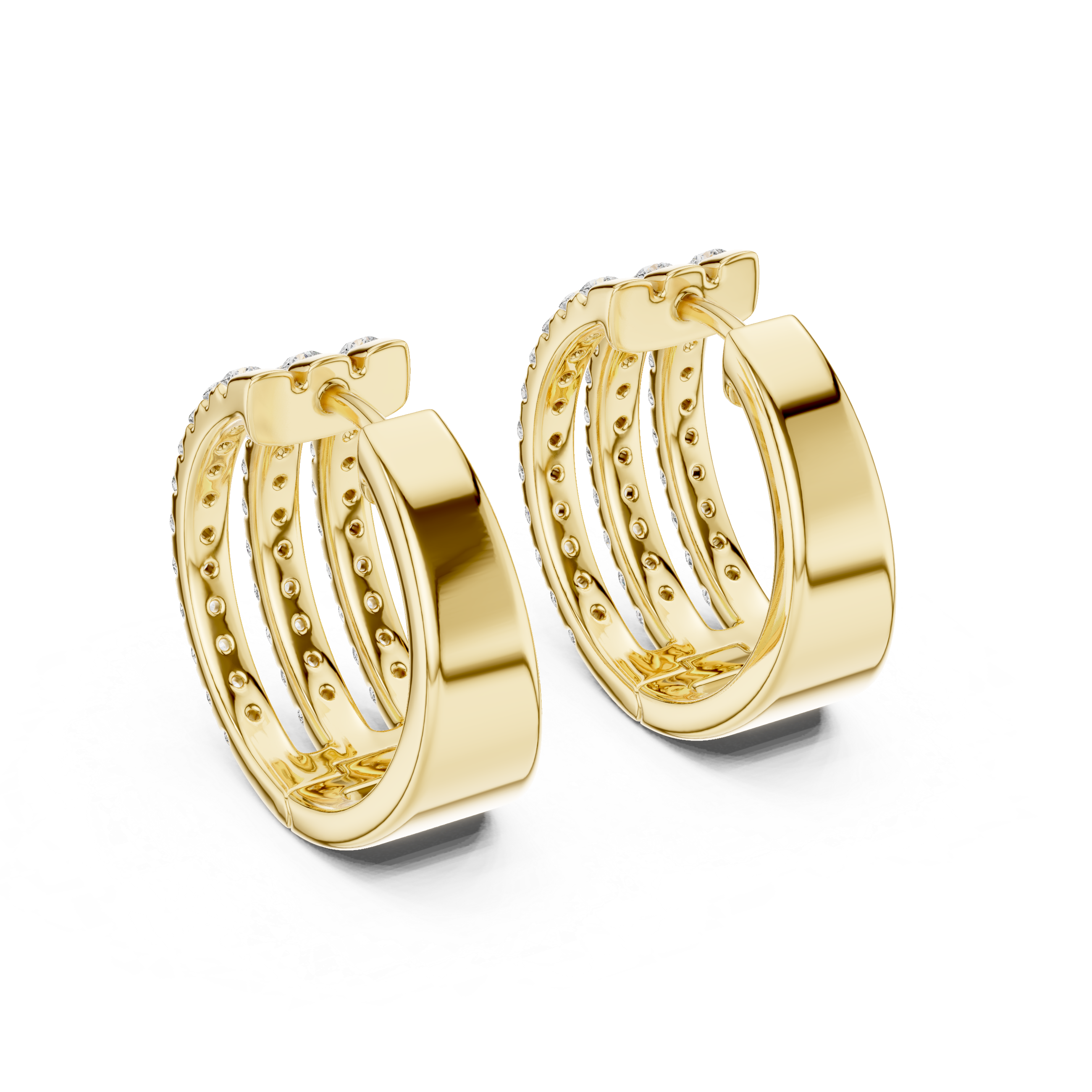 Gleams Lab grown diamond Earrings design