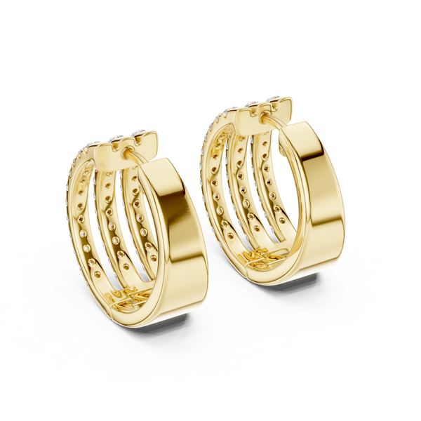 Gleams Lab grown diamond Earrings design