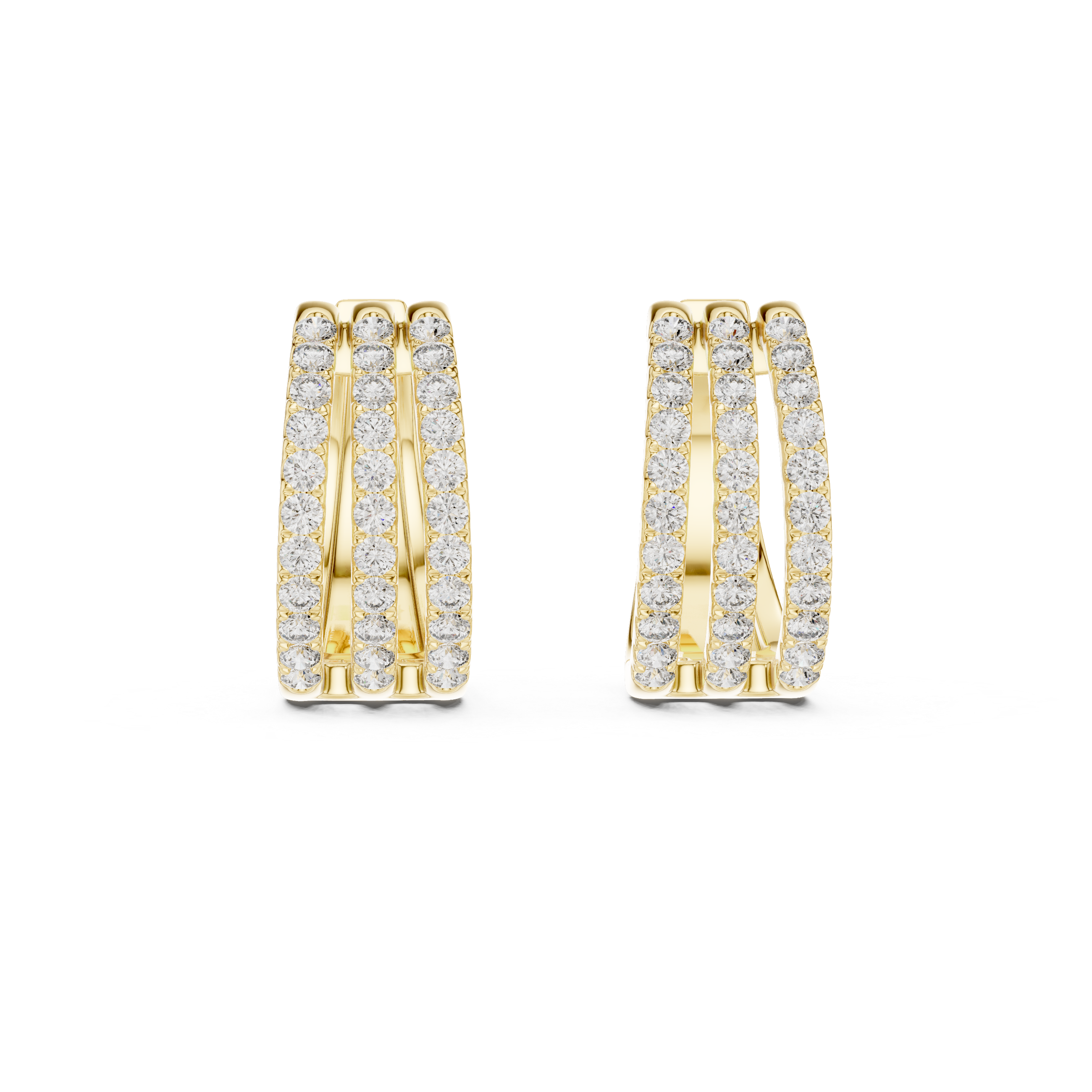 Gleams Lab grown diamond Earrings design