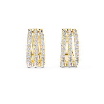 Gleams Lab grown diamond Earrings design