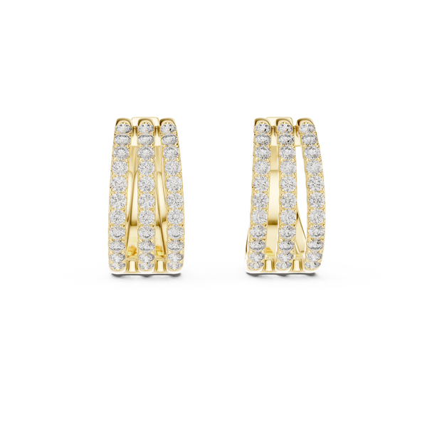 Gleams Lab grown diamond Earrings design