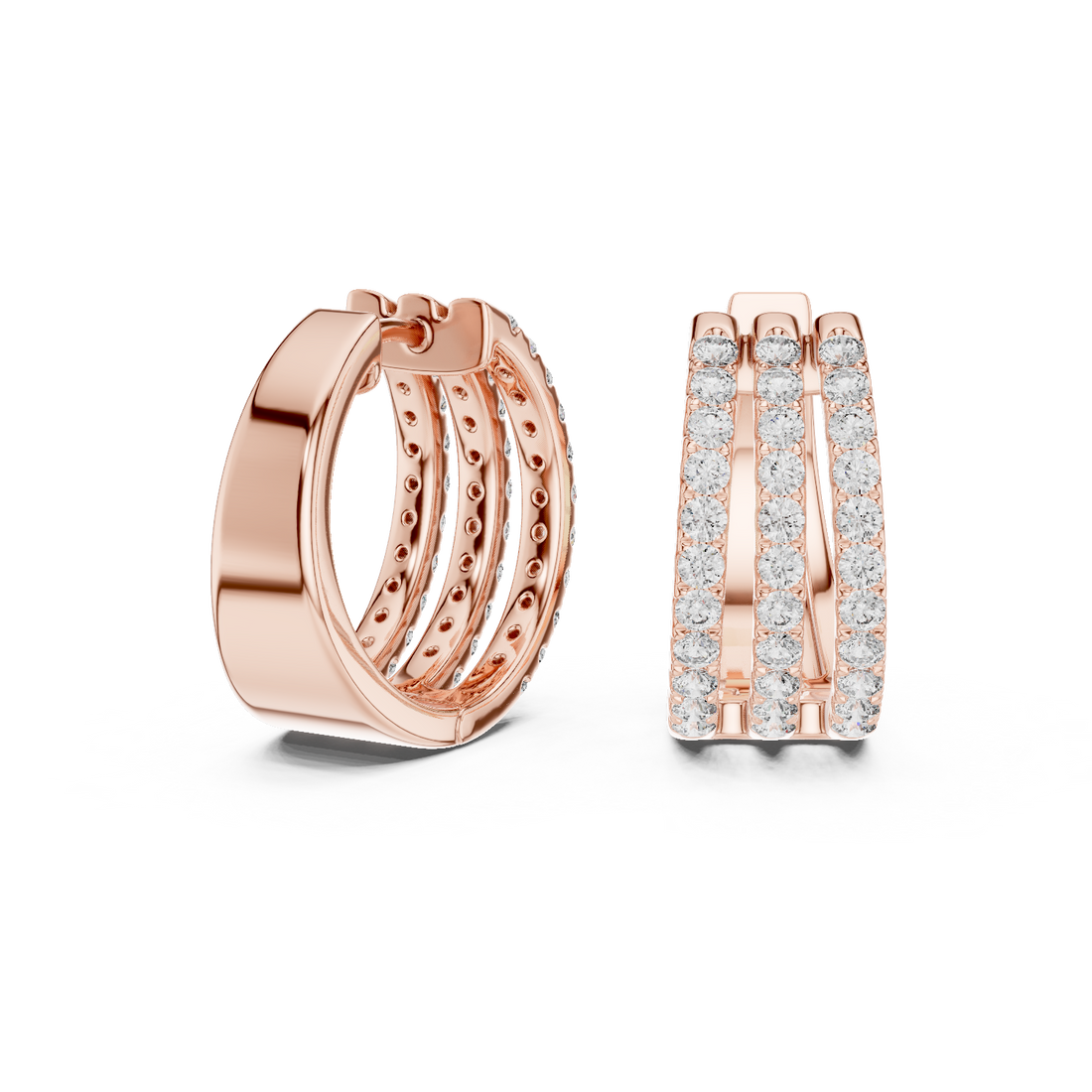 Gleams Lab grown diamond Earrings design
