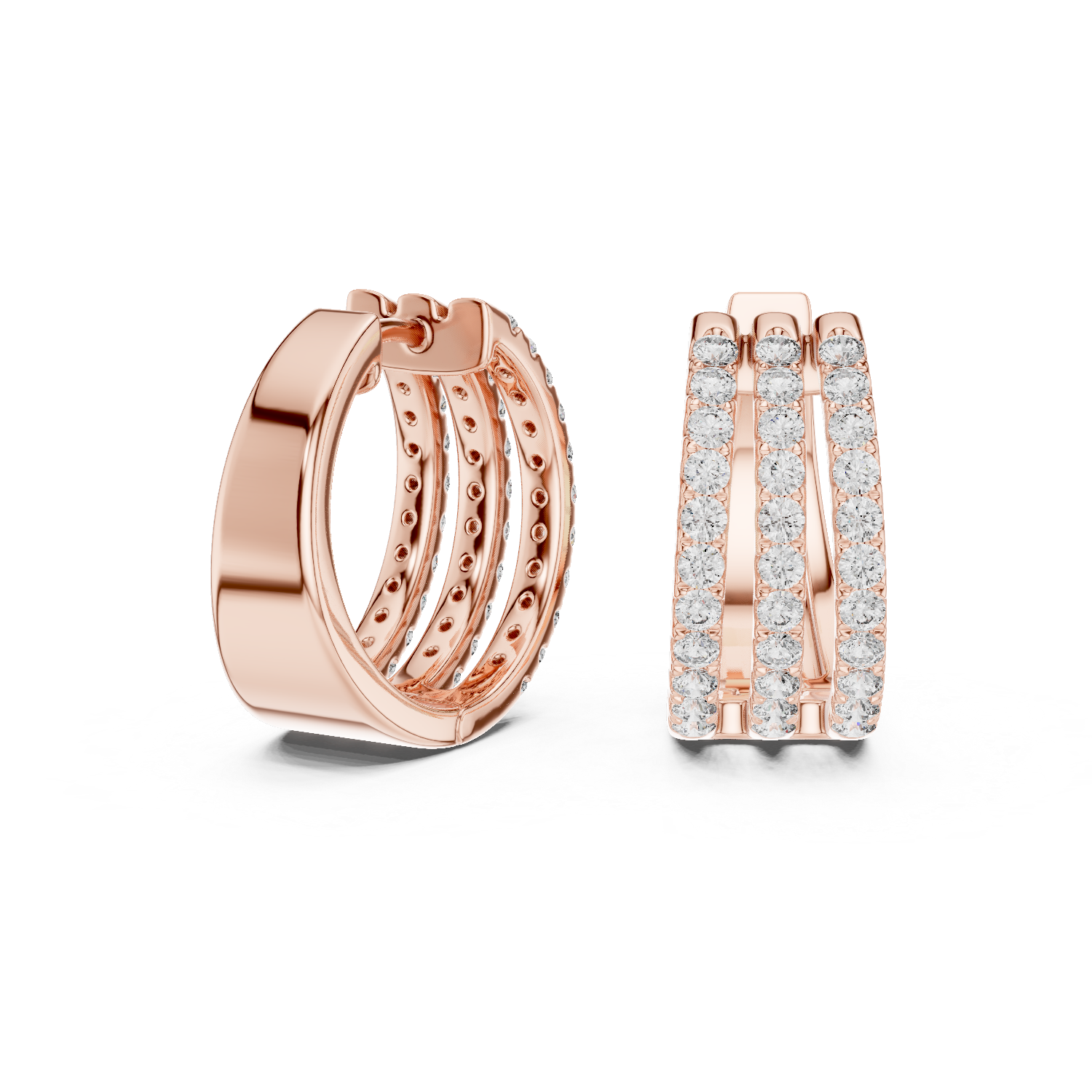 Gleams Lab grown diamond Earrings design