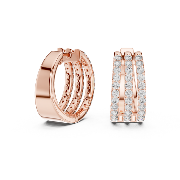 Gleams Lab grown diamond Earrings design