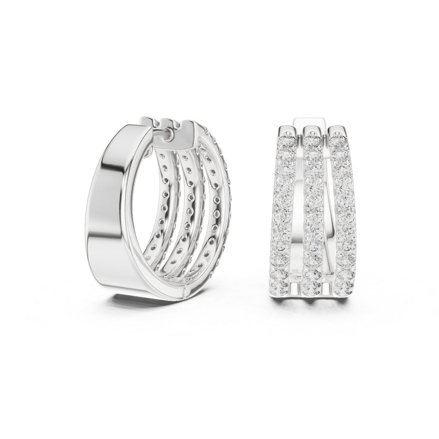 Gleams Lab grown diamond Earrings design