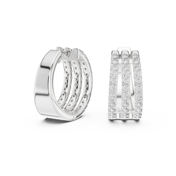 Gleams Lab grown diamond Earrings design