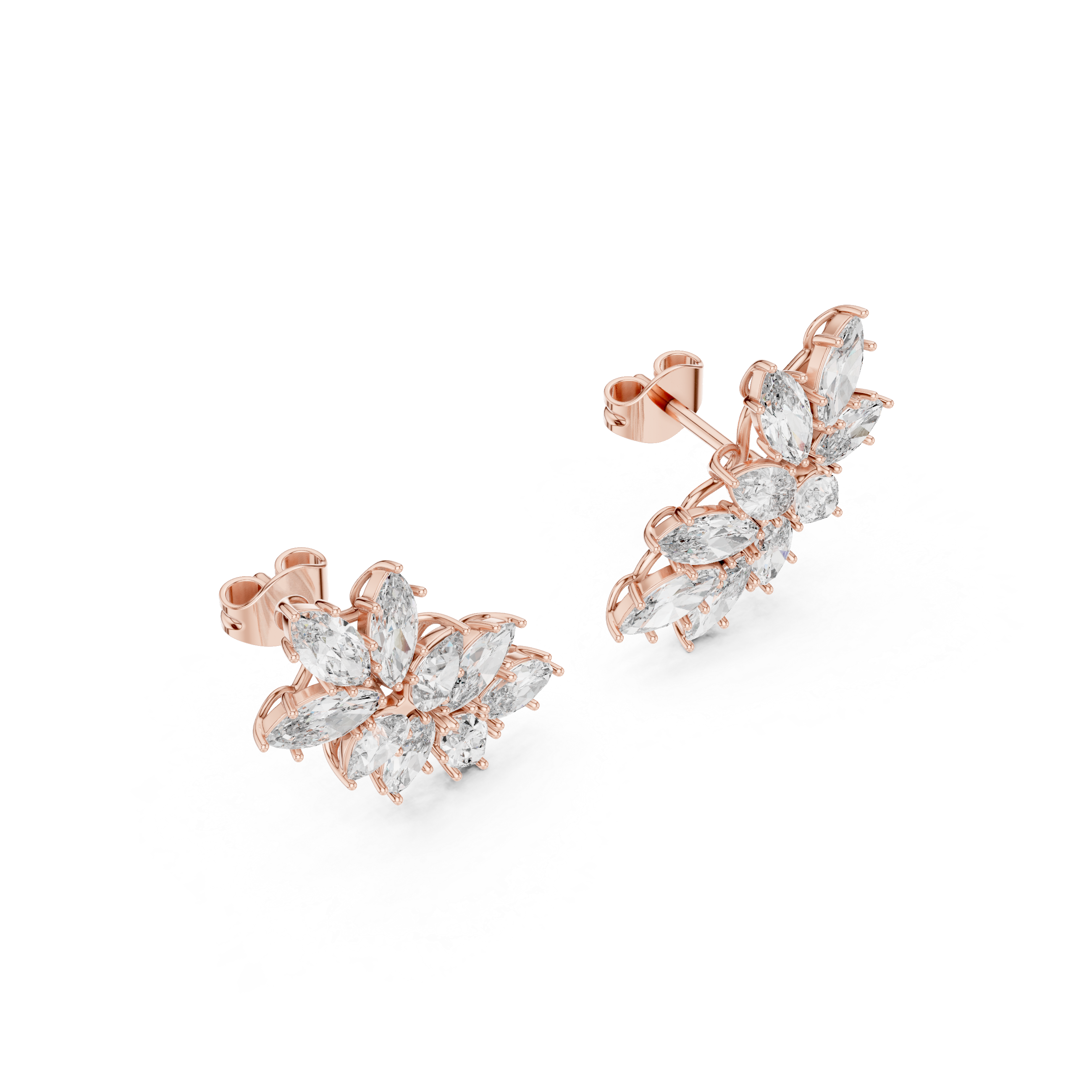 Immaculately Lab grown diamond Earrings piece