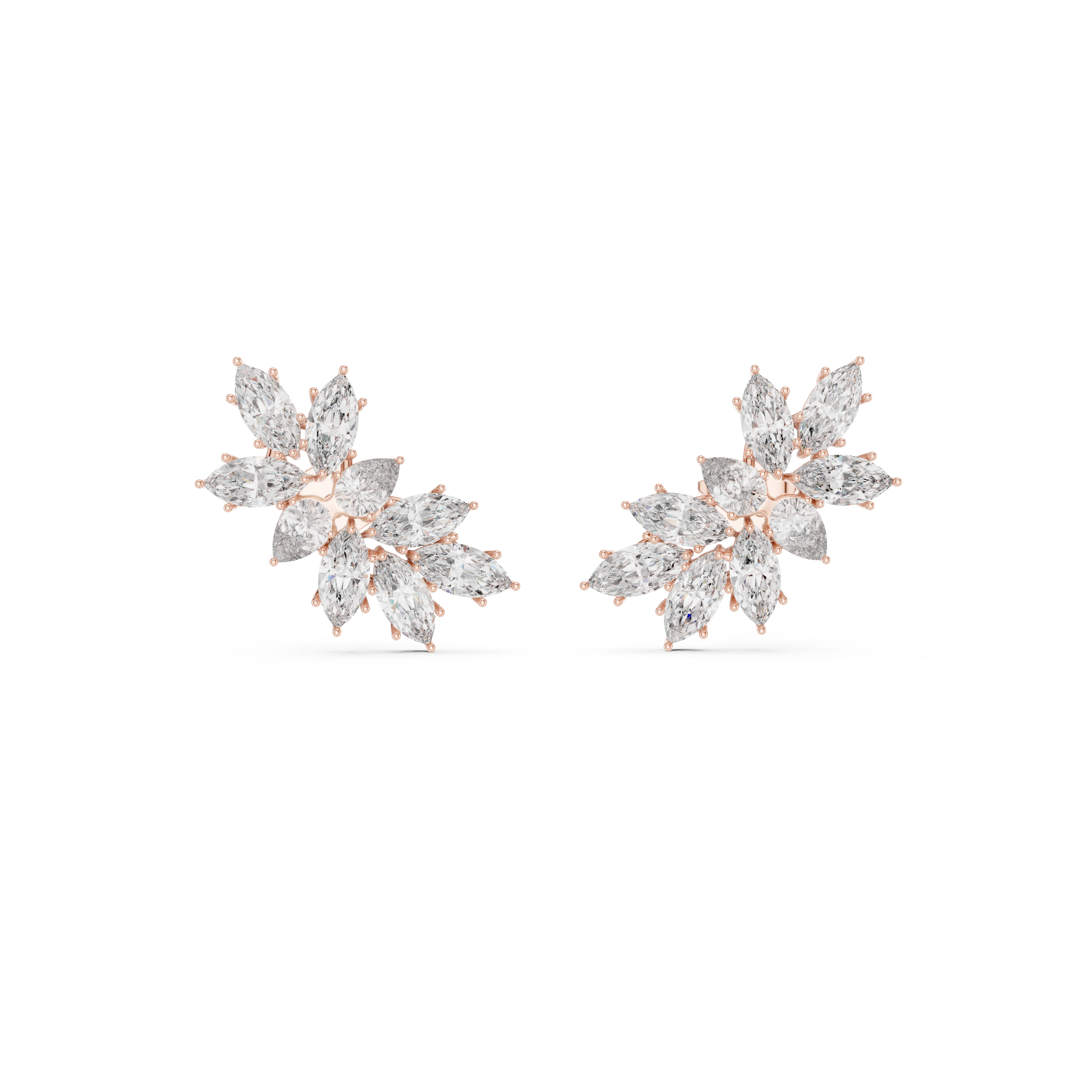 Immaculately Lab grown diamond Earrings piece